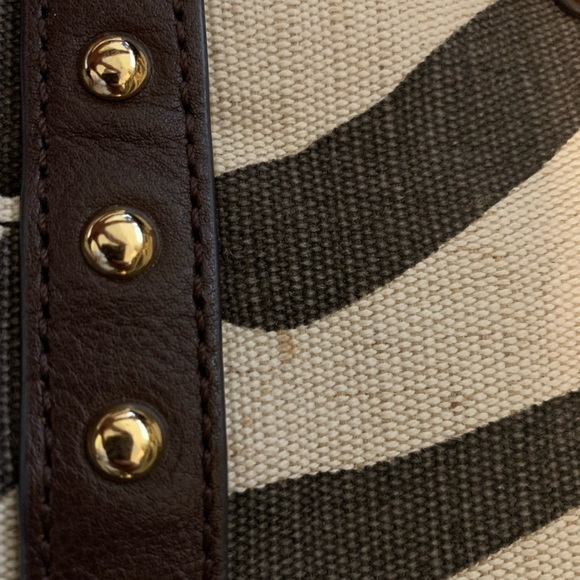 Michael Kors animal print zippered top tote